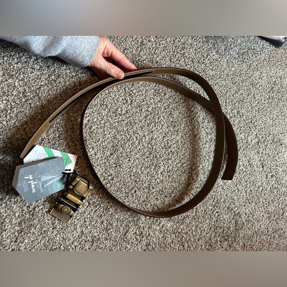 BrassBuckle Brown ratchet Belt make it yourself - Picture 8 of 9